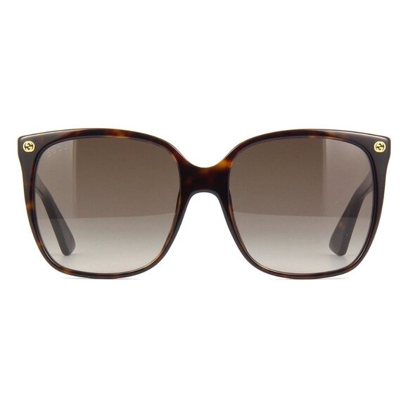 New GUCCI Havana Square GG0022S 003 Sunglasses Women - Picture 2 of 8